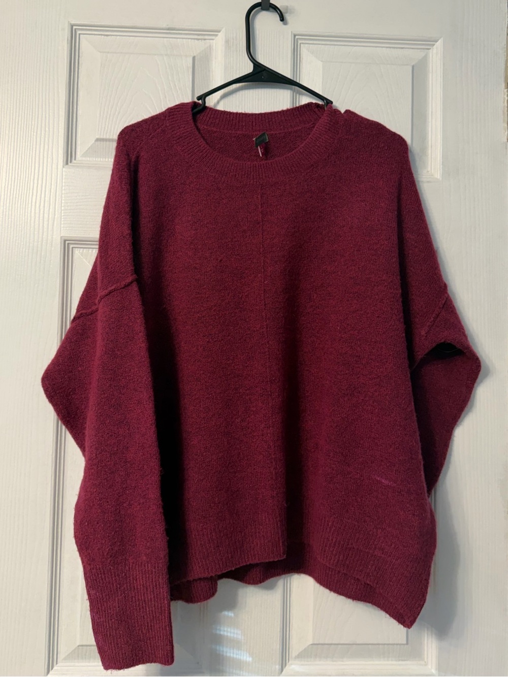 Vince Camino red purple crewneck sweater, very soft has some pilling size large